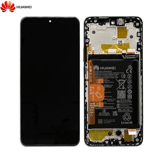 Bloc Écran Complet avec Châssis et Batterie Original Huawei Nova Y90 02355ARG Vert Emeraude