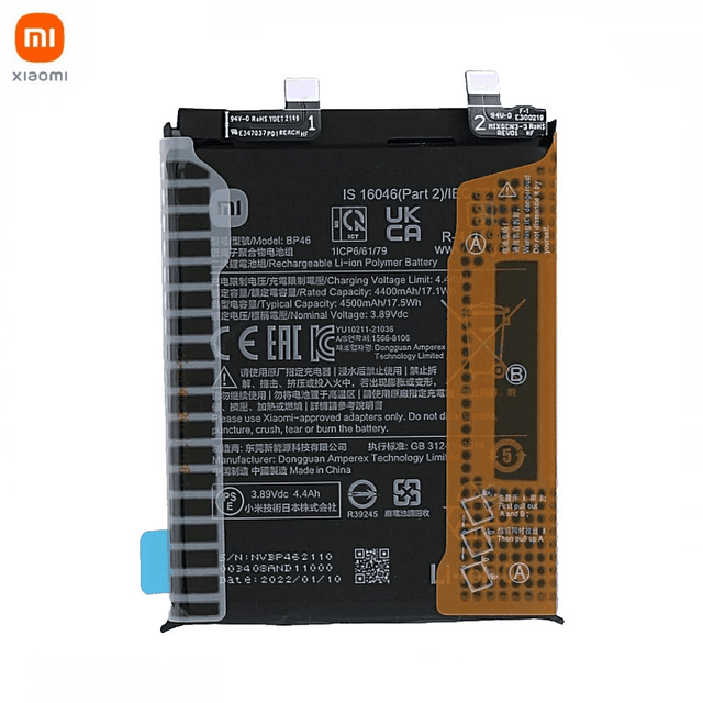 Batterie Original Xiaomi 12 5G/12X 460200009C1G BP46