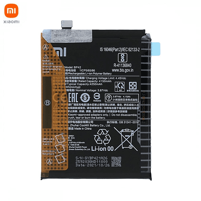 Batterie Original Xiaomi Mi 11 Lite 4G/Mi 11 Lite 5G/11 Lite 5G NE 46020000741Y BP42