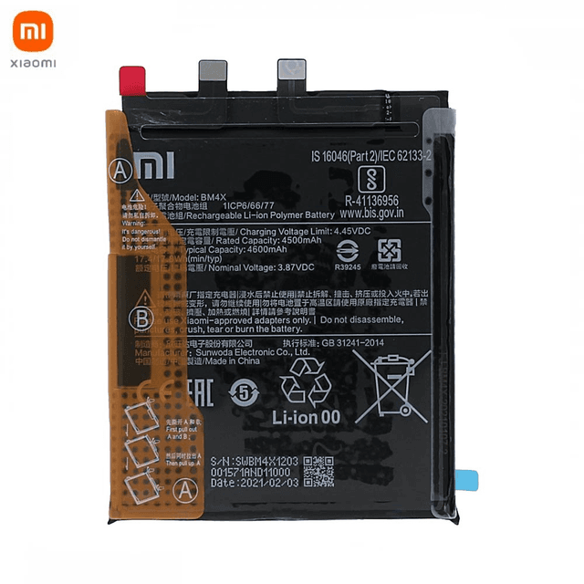 Batterie Original Xiaomi Mi 11 5G 460200004Z5Z BM4X