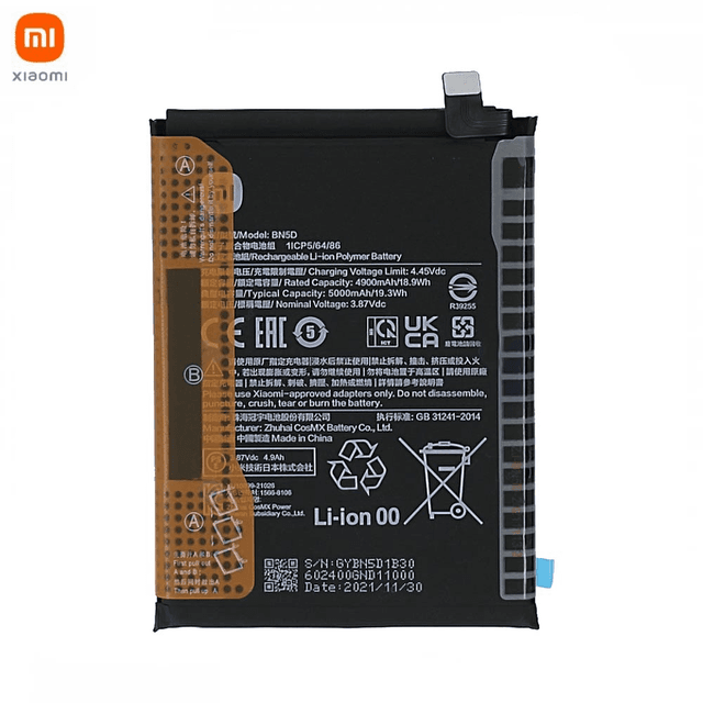 Batterie Original Xiaomi Redmi Note 11 4G/Redmi Note 11S 4G/Poco M4 Pro 4G 460200009U1Y BN5D