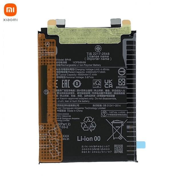 Batterie Original Xiaomi Poco F4 5G 2022 46020000AU1G BP49