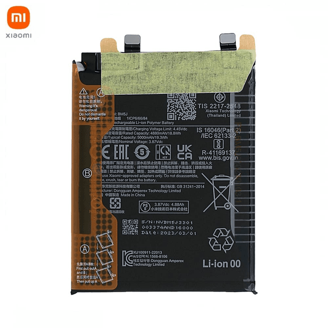Batterie Original Xiaomi 12T/12T Pro 46020000CW1G BM5J