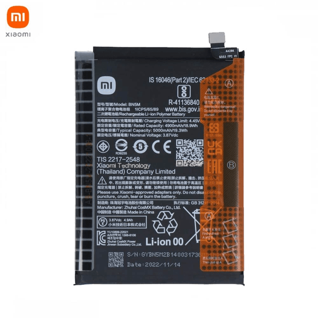 Batterie Original Xiaomi Redmi Note 12 4G 1330102000090B BN5M