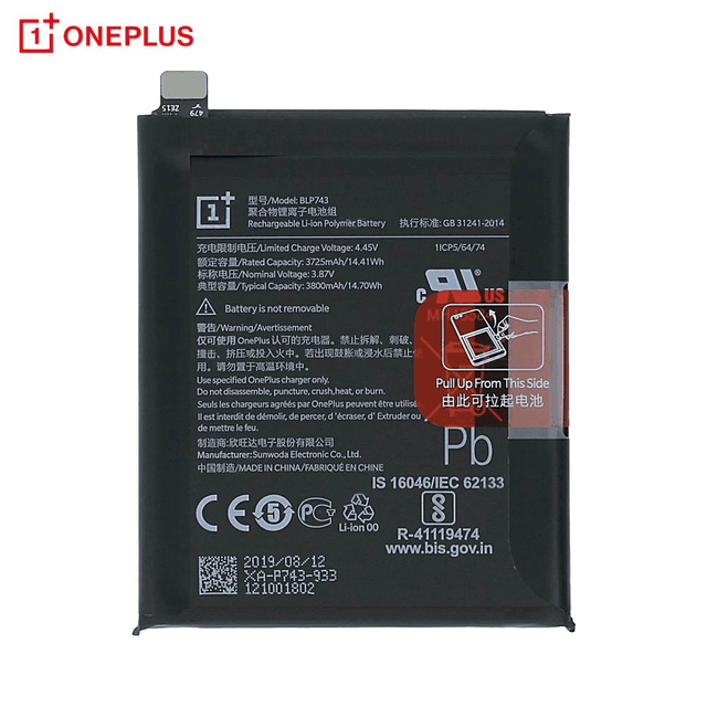Batterie Original OnePlus 7T 1031100011 BLP743
