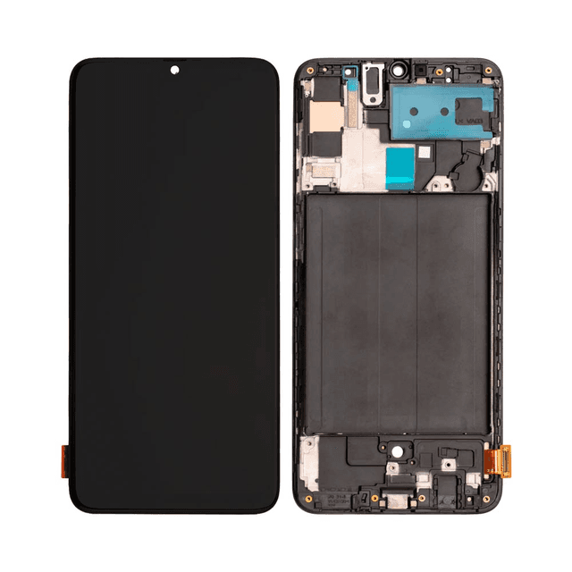 Ecran Tactile Oled avec Châssis Samsung Galaxy A70 A705 (Small Size) Noir