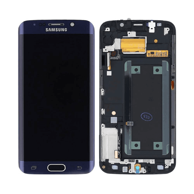 Ecran Tactile Original Refurb avec Châssis (PIEC) Samsung Galaxy S6 Edge G925 Noir