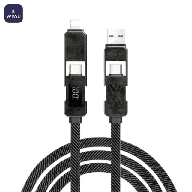 Câble Data Multi Wiwu Wi-C039 (USB + Type-C vers Type-C + Lightning) 15cm