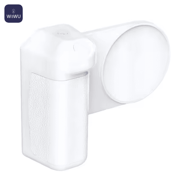 Batterie Externe Power Bank sans Fil Magnétique Wiwu Wi-W016 4500mAh avec Bluetooth Blanc
