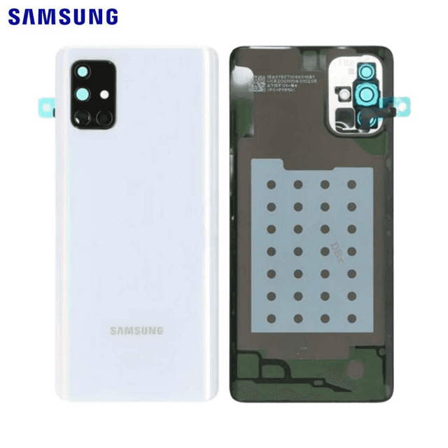 Cache Arrière Original Samsung Galaxy A71 A715 GH82-22112E Argent Prismatique