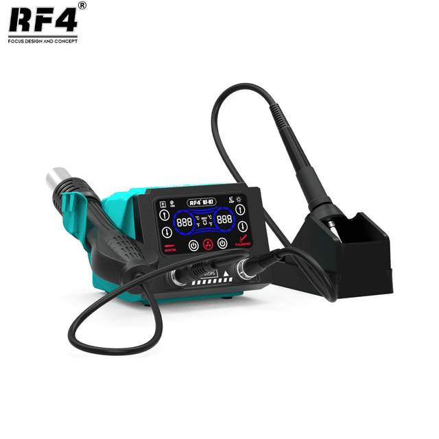 Station de Soudage 2 en 1 Fer + Air Chaud RF4 RF-H7 600W