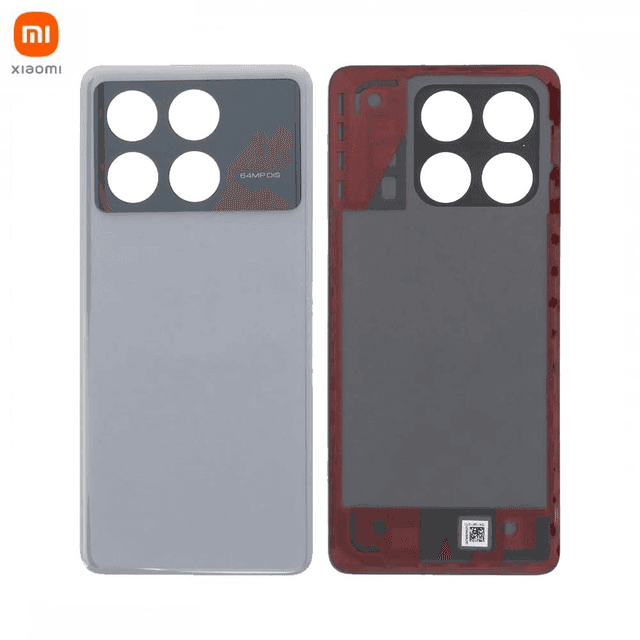 Cache Arrière Original Xiaomi Poco X6 Pro 5G 560018N11A00 Gris