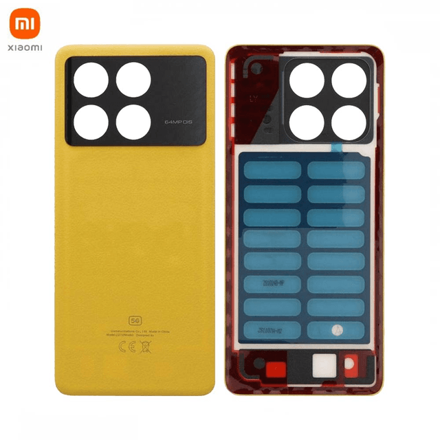 Cache Arrière Original Xiaomi Poco X6 Pro 5G 560017N11A00 Jaune