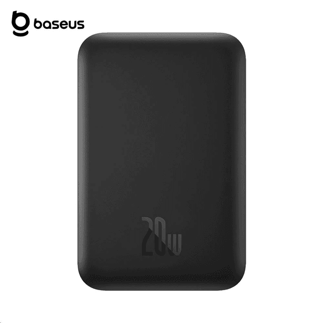 Batterie Externe Power Bank Sans Fil Magnétique Baseus PPCXW06 6000mAh 20W (avec Câble Type-C vers Type-C) PPCX020001 Noir
