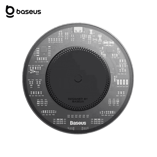 Chargeur à Induction Baseus 15W (avec Câble Type-C vers Type-C) Noir