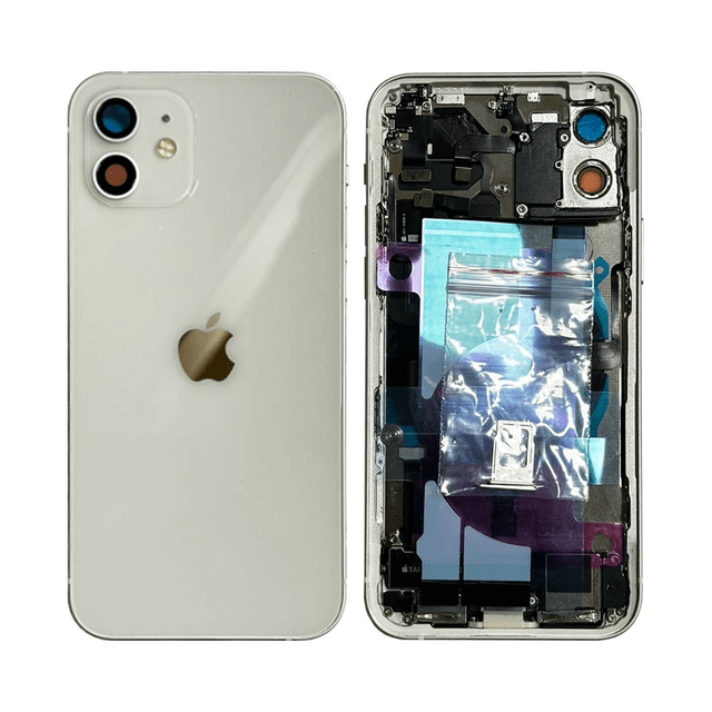 Coque de Réparation Complète Aftermarket Apple iPhone 12 (Version US) Blanc