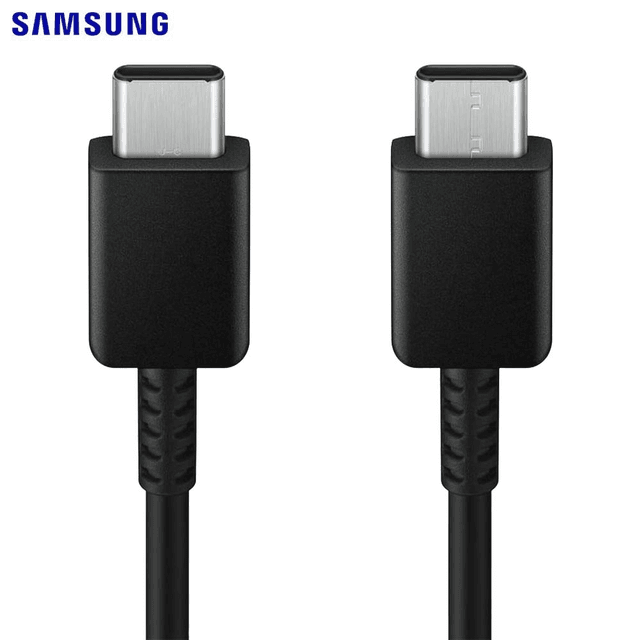 Câble Data Type-C vers Type-C Samsung EP-DX310JBEGEU 3A (1.8m) Noir