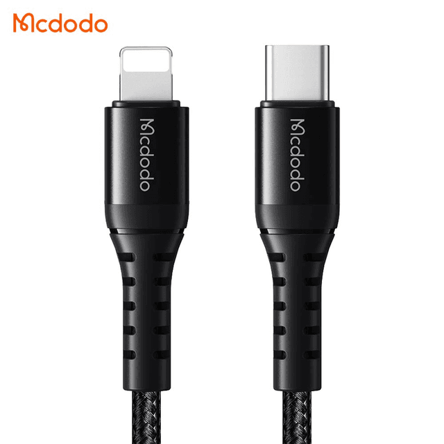 Câble Data Type-C vers Lightning Mcdodo CA-5631 36W 1m Noir