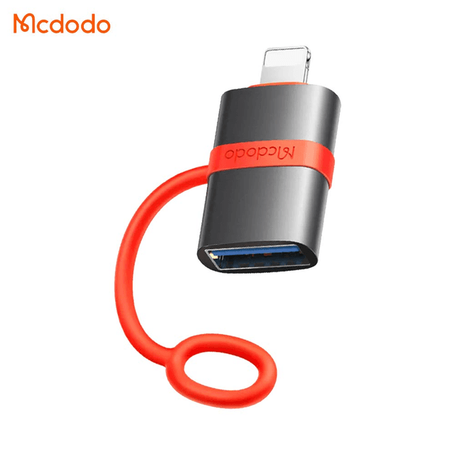 Adaptateur OTG USB Femelle vers Lightning Mâle Mcdodo OT-2600 Noir
