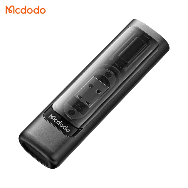 Kit d'Accessoires Mcdodo WF-1720 (Connecteur Type-C + USB + Lightning + MicroUSB) Noir