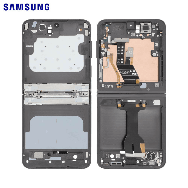 Châssis Original Samsung Galaxy Z Flip 6 5G F741 GH82-35016E Noir Carbone