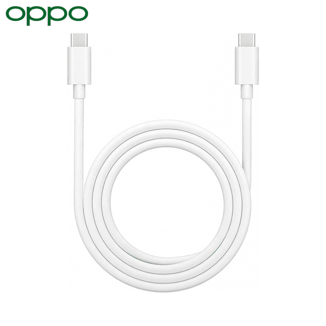 Câble Data Type-C vers Type-C Oppo DL149 65W 8A (1m) Blanc