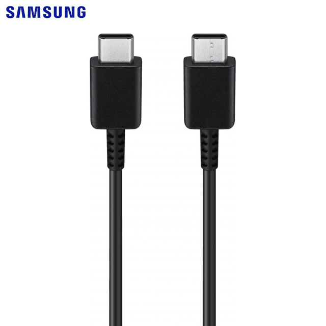 Câble Data Type-C vers Type-C Samsung EP-DW767JBE 25W 3A GP-TOU021RFCBW (1.8m) Bulk Noir