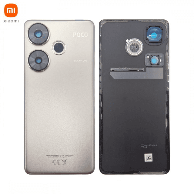 Cache Arrière Original Xiaomi Poco F6 5G 5600080N16T00 Titanium
