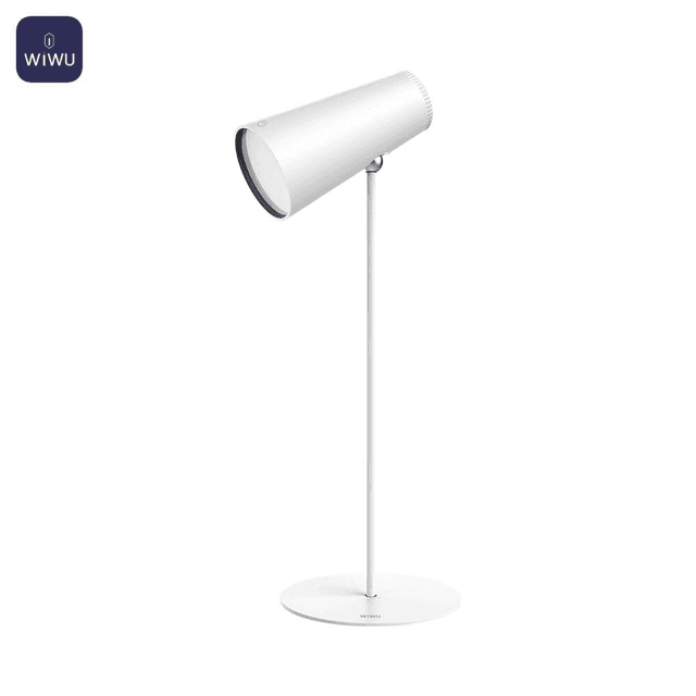 Lampe de Bureau Wiwu Wi-D8 sans Fil 4 en 1 Blanc