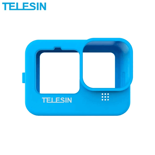 Coque Silicone TELESIN GP-HER-041-BL pour GoPro 11, 10 & 9 Bleu