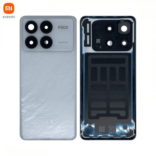 Cache Arrière Original Xiaomi Poco F6 Pro 5G 5600270N1100 Blanc