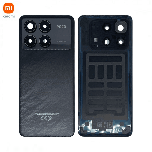 Cache Arrière Original Xiaomi Poco F6 Pro 5G 5600280N1100 Noir
