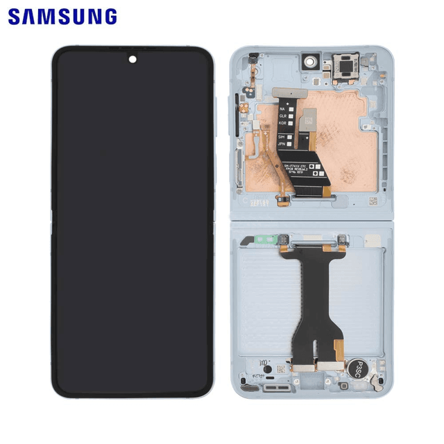 Ecran Tactile Original Samsung Galaxy Z Flip 6 5G F741 GH82-35013C GH82-35014C Bleu