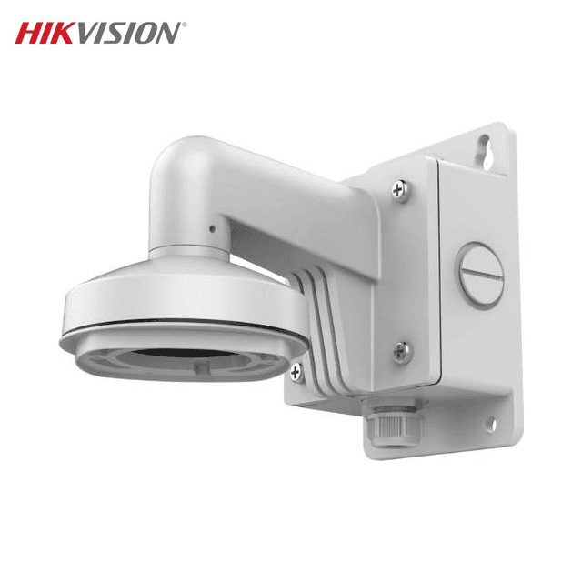 Support Mural pour Caméra de Surveillance Hikvision Dome DS-1272ZJ-120B avec Boite de Jonction Blanc