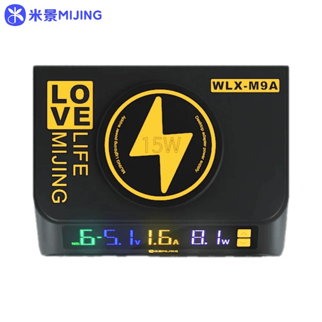 Station de Chargement MiJing WLX-M9A (3x Type-C + 3x USB + Chargeur sans Fil)