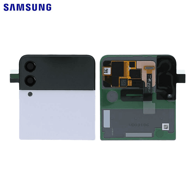 Cache Arrière Original Samsung Galaxy Z Flip 3 5G F711 GH97-26773F (Supérieur) Blanc