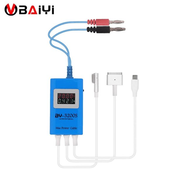 Câble d'Alimentation BAIYI BY-3200S pour MacBook 3 en 1 (T-style, L-style & USB-C)