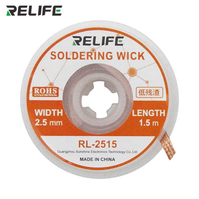 Tresse à Dessouder Relife RL-2515 (2.5mm x 1.5m)