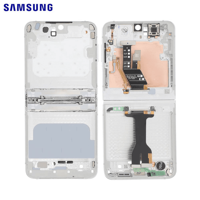 Châssis Original Samsung Galaxy Z Flip 6 5G F741 GH82-35016F Blanc