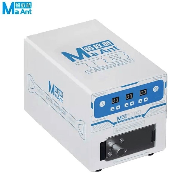 Machine à Débuller pour Écran de Smartphone MaAnt T8 avec Pompe à Vide Intégrée (8" Max)