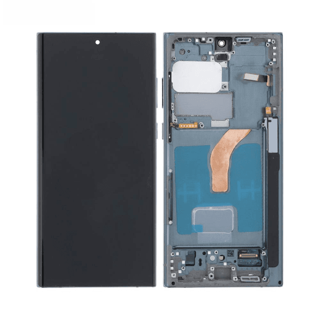 Ecran Tactile Oled avec Châssis Samsung Galaxy S22 Ultra S908 Vert