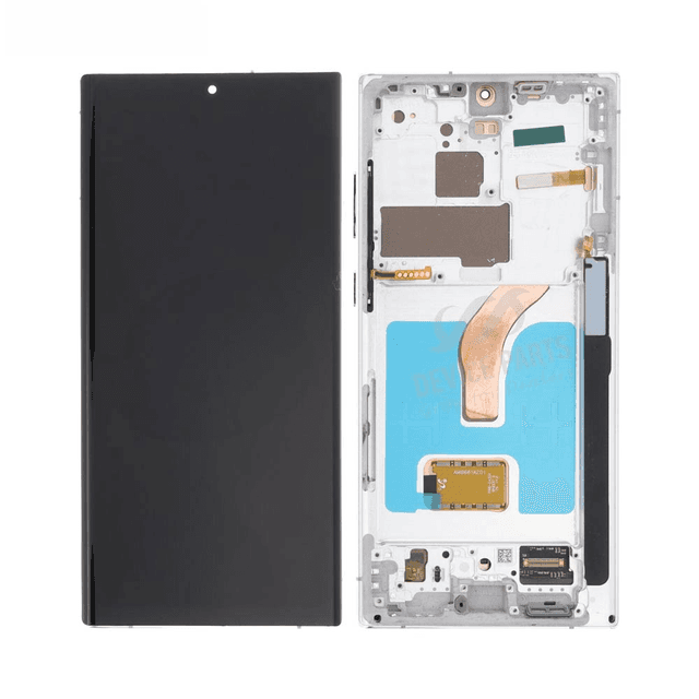 Ecran Tactile Oled avec Châssis Samsung Galaxy S22 Ultra S908 Blanc