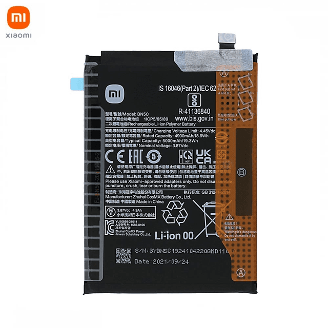 Batterie Original Xiaomi Poco M4 Pro 5G 460200008V1Y BN5C
