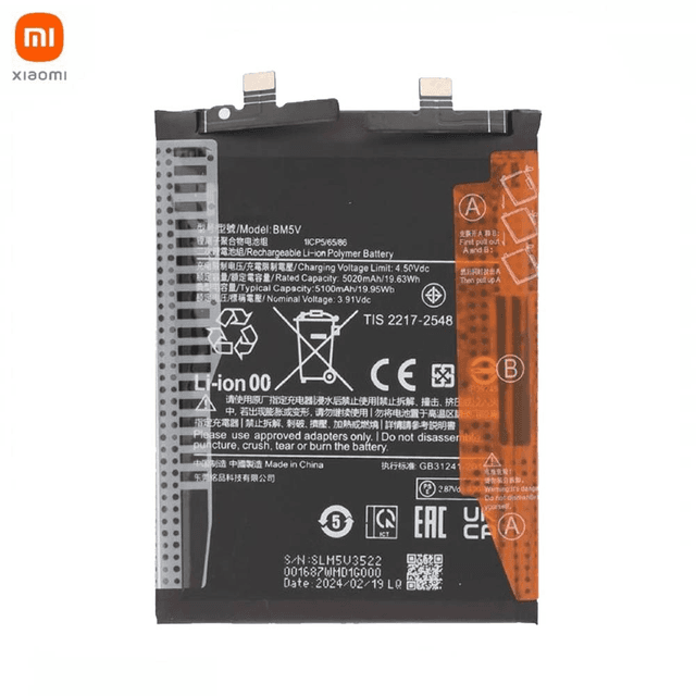 Batterie Original Xiaomi Redmi Note 13 Pro 5G & Poco X6 5G 1330102000118B BM5V