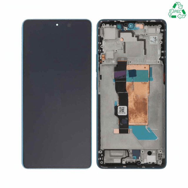 Ecran Tactile Original Pulled avec Châssis (PIEC) Xiaomi POCO F5 5G Bleu