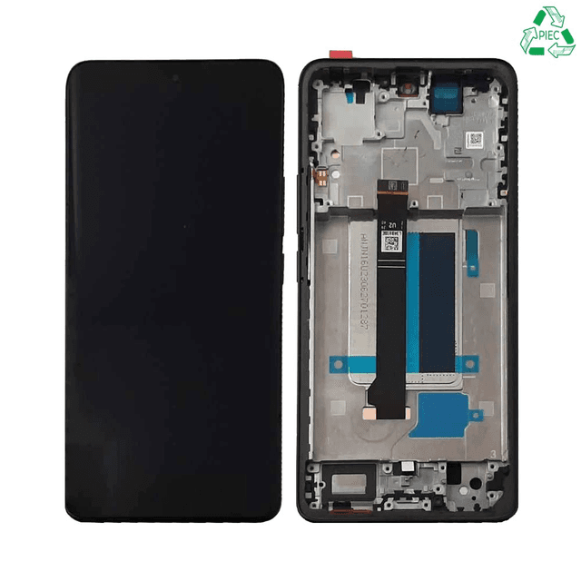 Ecran Tactile Original Pulled avec Châssis (PIEC) Xiaomi Redmi Note 13 Pro+ 5G Noir