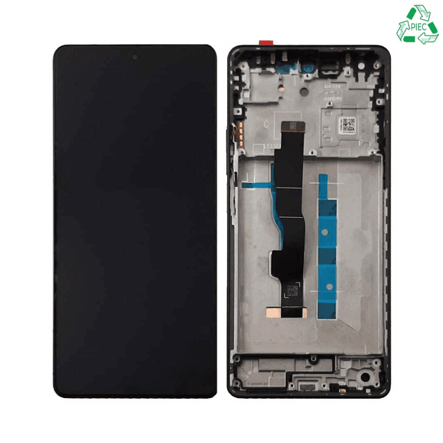 Ecran Tactile Original Pulled avec Châssis (PIEC) Xiaomi Redmi Note 13 5G Noir