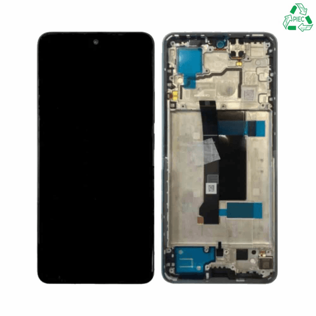 Ecran Tactile Original Pulled avec Châssis (PIEC) Xiaomi Redmi Note 13 Pro 5G Bleu
