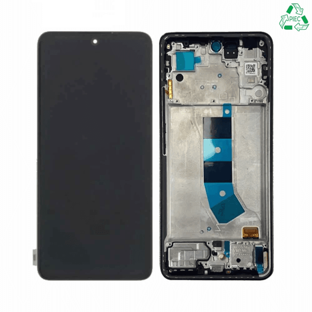 Ecran Tactile Original Pulled avec Châssis (PIEC) Xiaomi Redmi Note 13 4G Bleu Givre