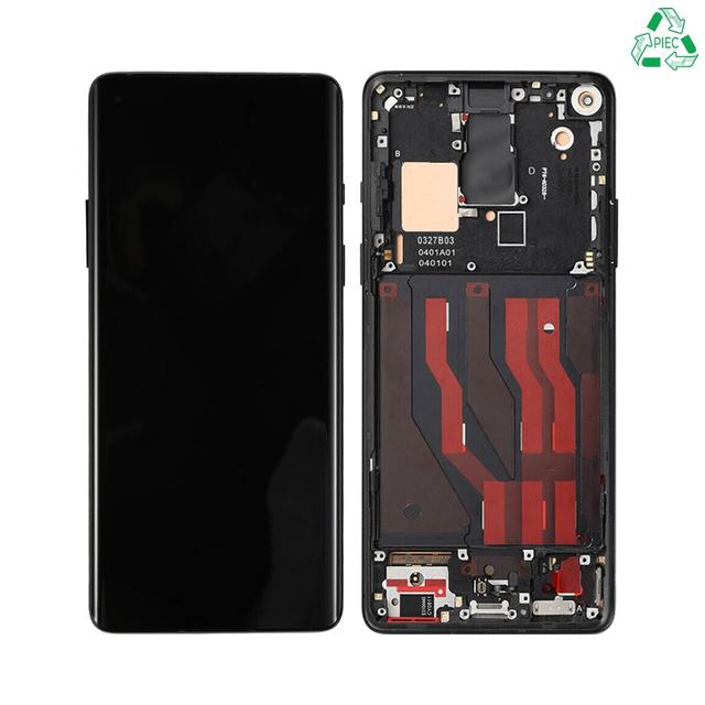 Ecran Tactile Original Pulled avec Châssis (PIEC) OnePlus 8 Noir